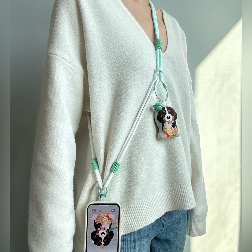 🩵3-in-1 Lanyard Crossbody | Wrist Phone Strap.